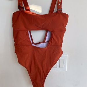 One piece bathing suit